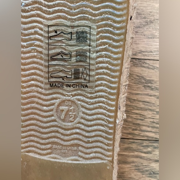 SOLUDOS Bees Cotton Woven Canvas Slip-On Espadrille Mule Flats / Sz 7.5 - Picture 10 of 10